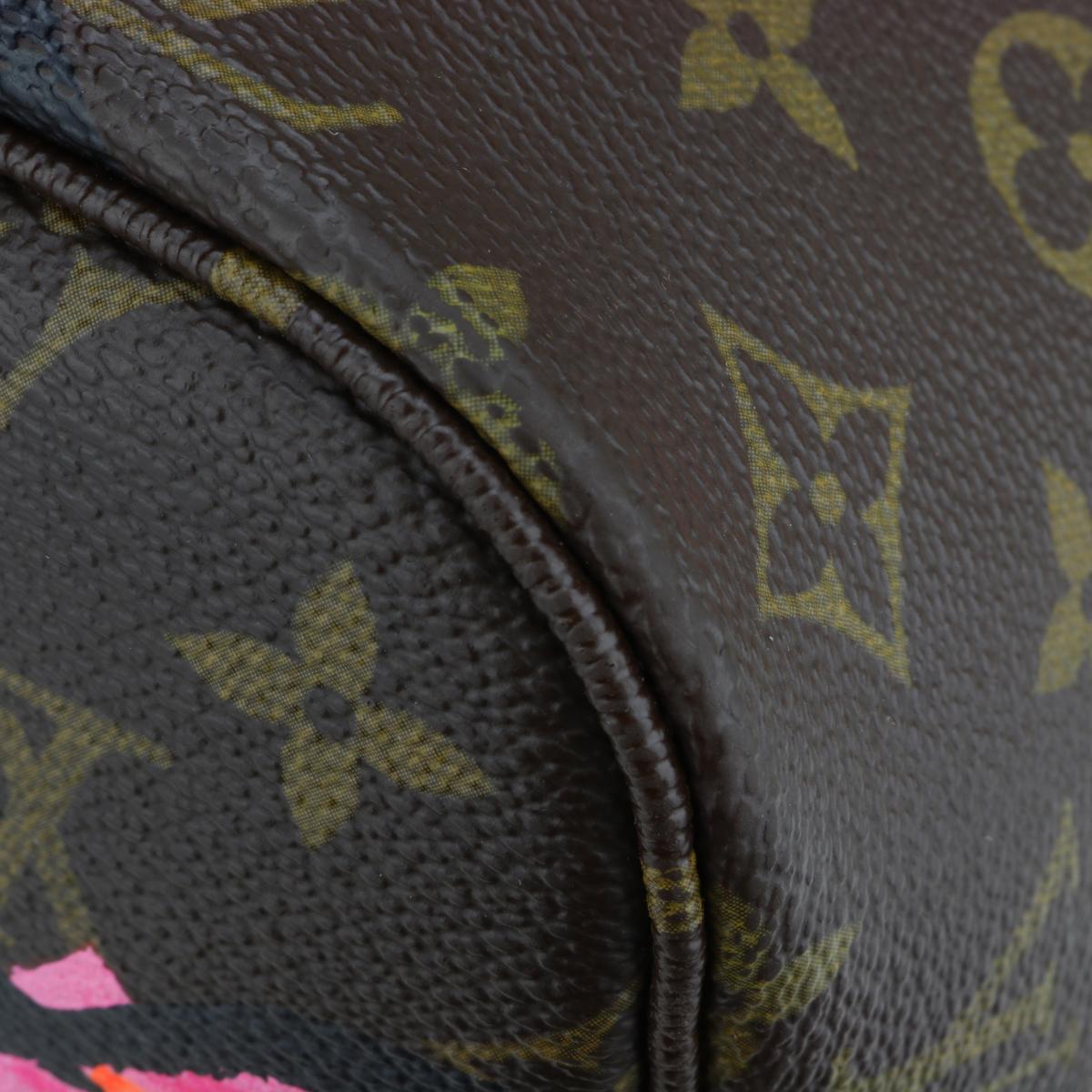 Louis Vuitton Neverfull MM Bag in Monogram Roses 2009 Limited Edition 7