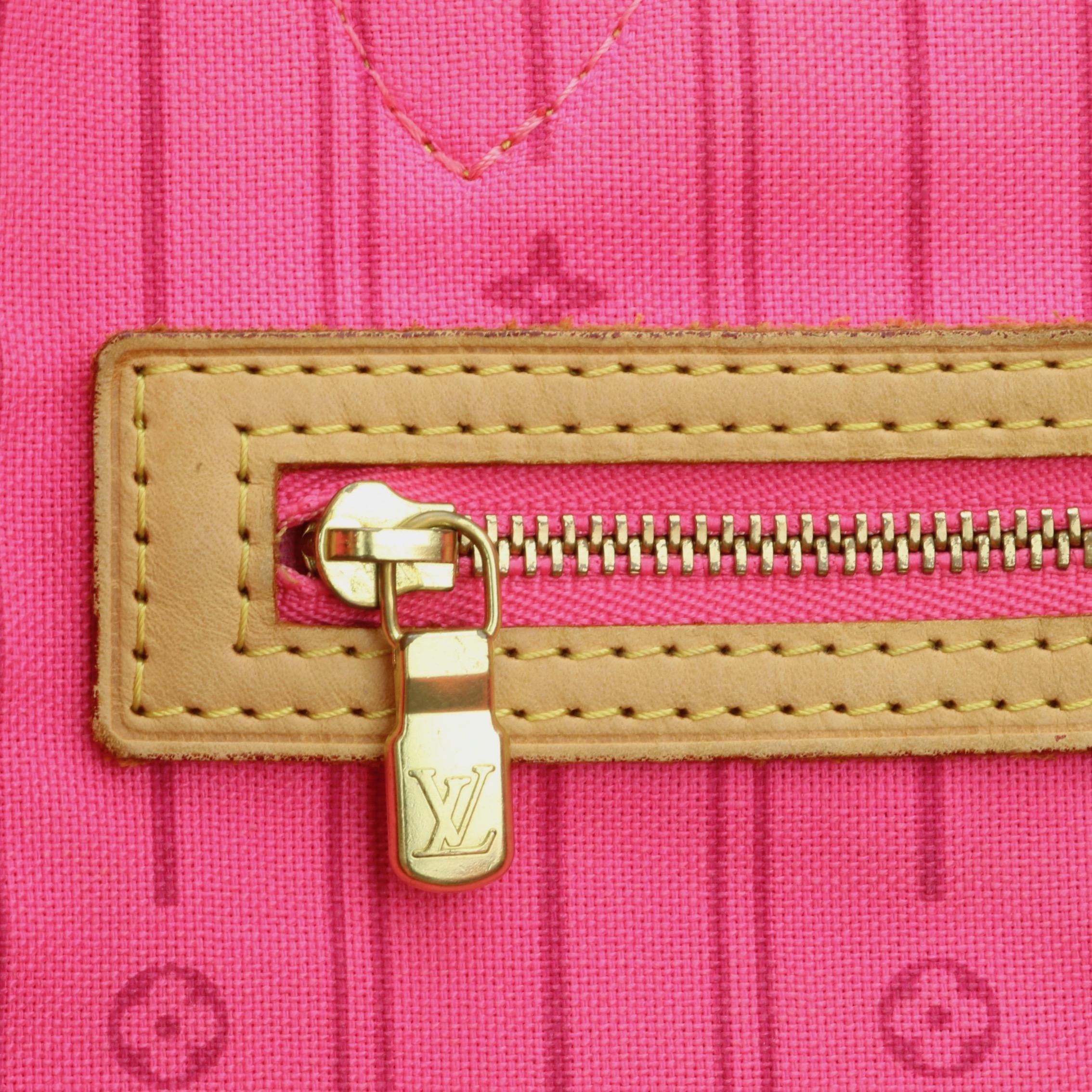 Louis Vuitton Neverfull MM Bag in Monogram Roses 2009 Limited Edition 12
