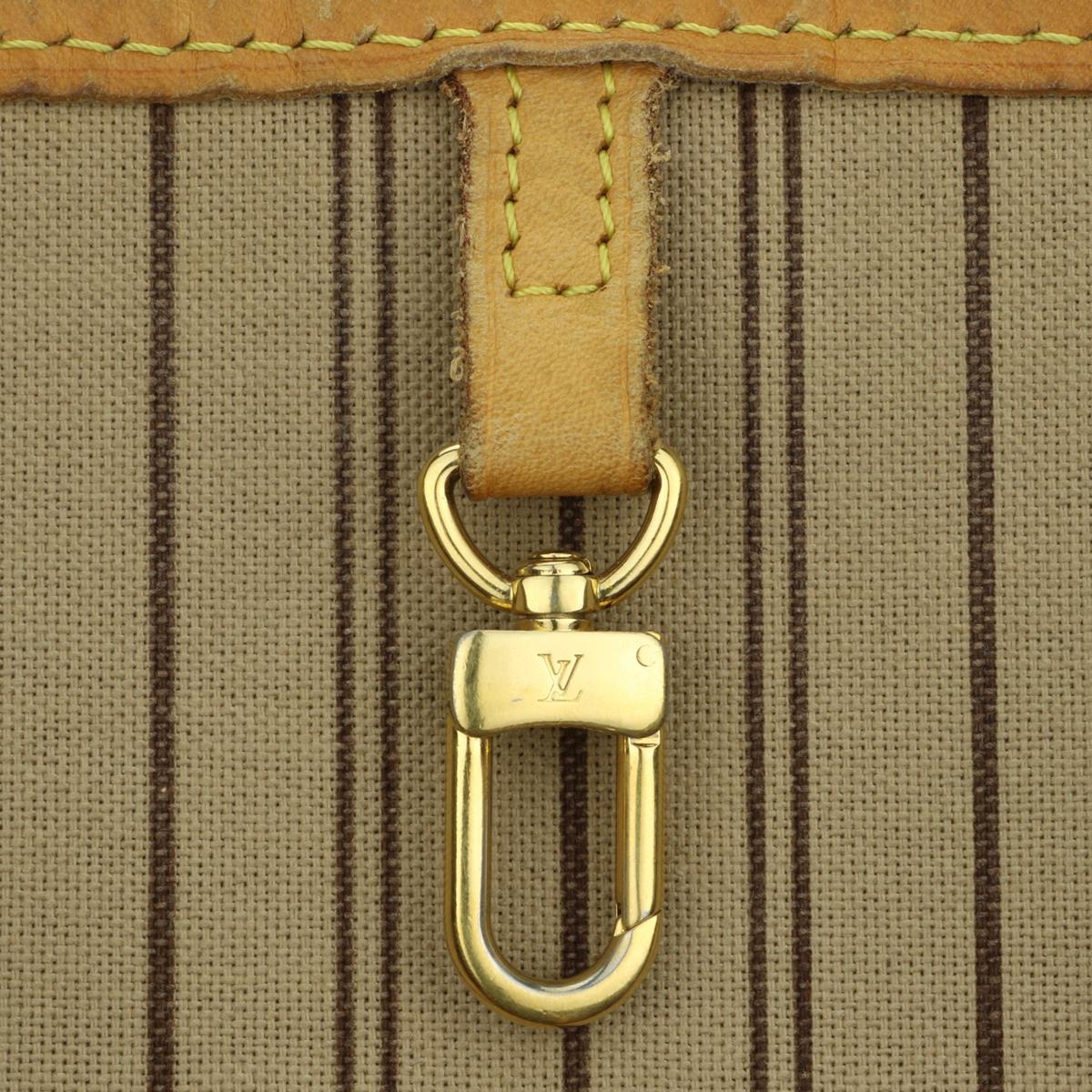 Sac Louis Vuitton Neverfull MM en monogramme avec intérieur beige, 2014 en vente 9