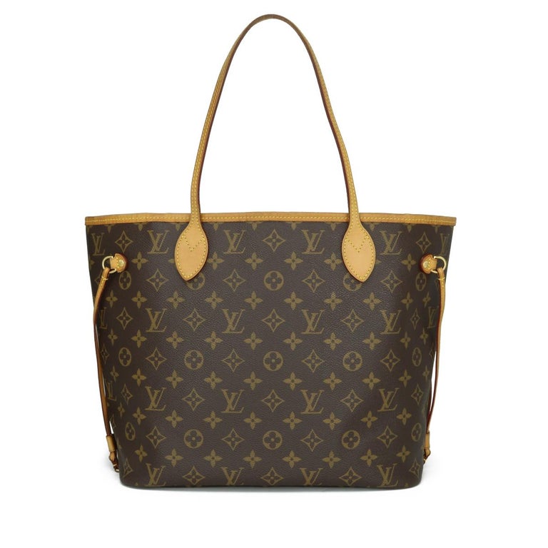 Louis Vuitton Neverfull MM Bag in Monogram with Beige Interior