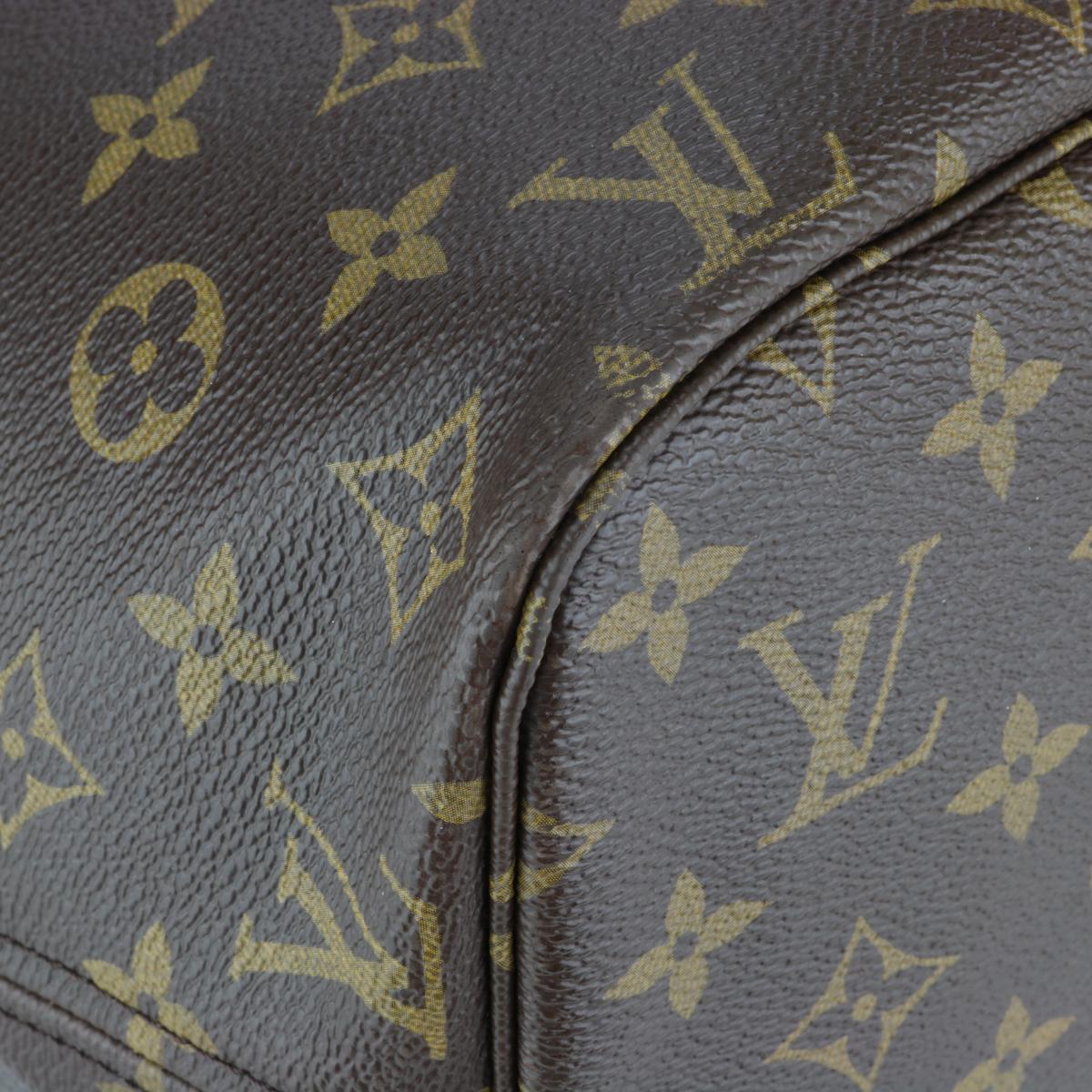 Sac Louis Vuitton Neverfull MM en monogramme avec intérieur beige, 2014 en vente 2