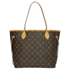 Louis Vuitton Neverfull MM Bag in Monogram with Beige Interior 2014