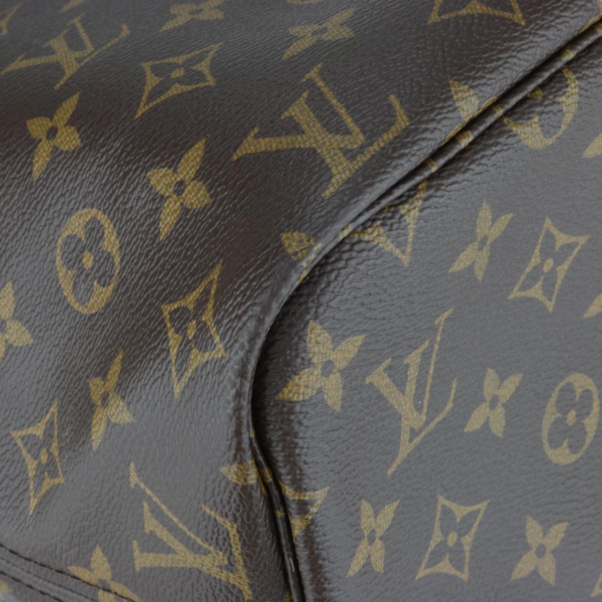 Louis Vuitton Neverfull MM Bag in Monogram with Beige Interior 2016 4