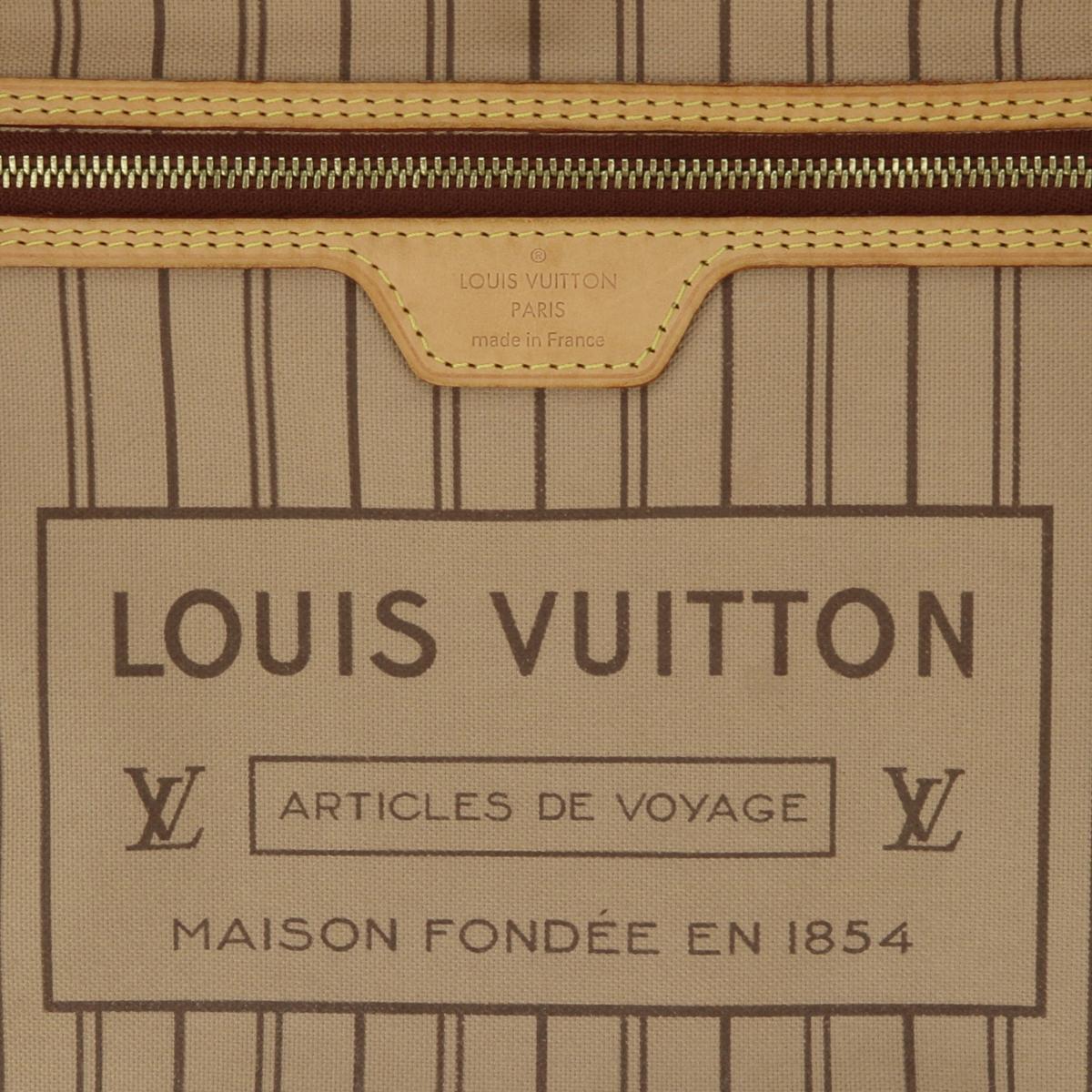 Louis Vuitton Neverfull MM Bag in Monogram with Beige Interior 2016 10