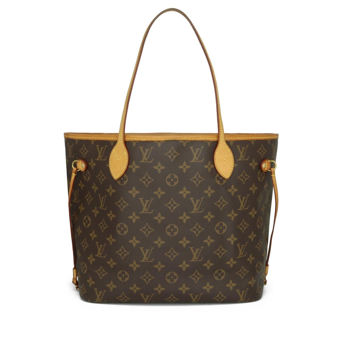 Louis Vuitton Neverfull MM in Monogram with Beige Interior 2016.

This bag is in very good condition. 

- Exterior Condition: Good condition. Light surface rubbing to four base corners. General marking and leather wear around the vachetta cowhide