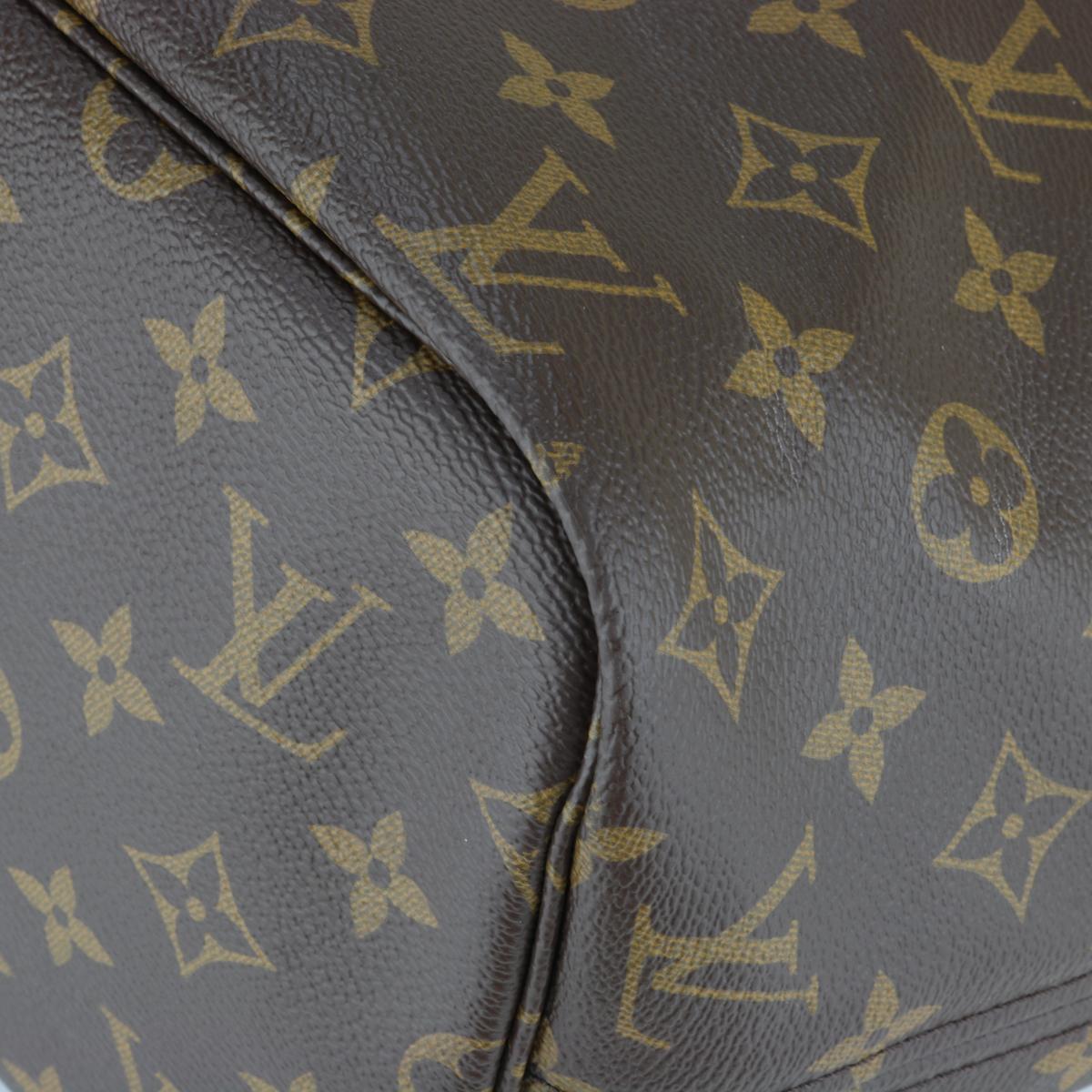 Louis Vuitton Neverfull MM Bag in Monogram with Beige Interior 2016 1