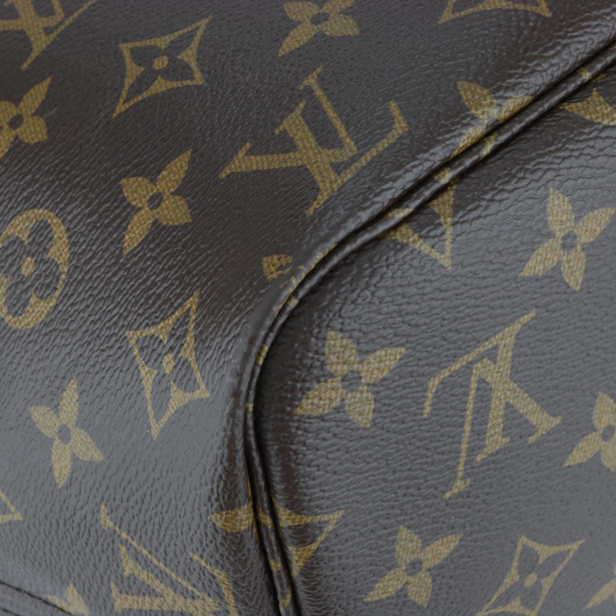 Louis Vuitton Neverfull MM Bag in Monogram with Beige Interior 2016 2
