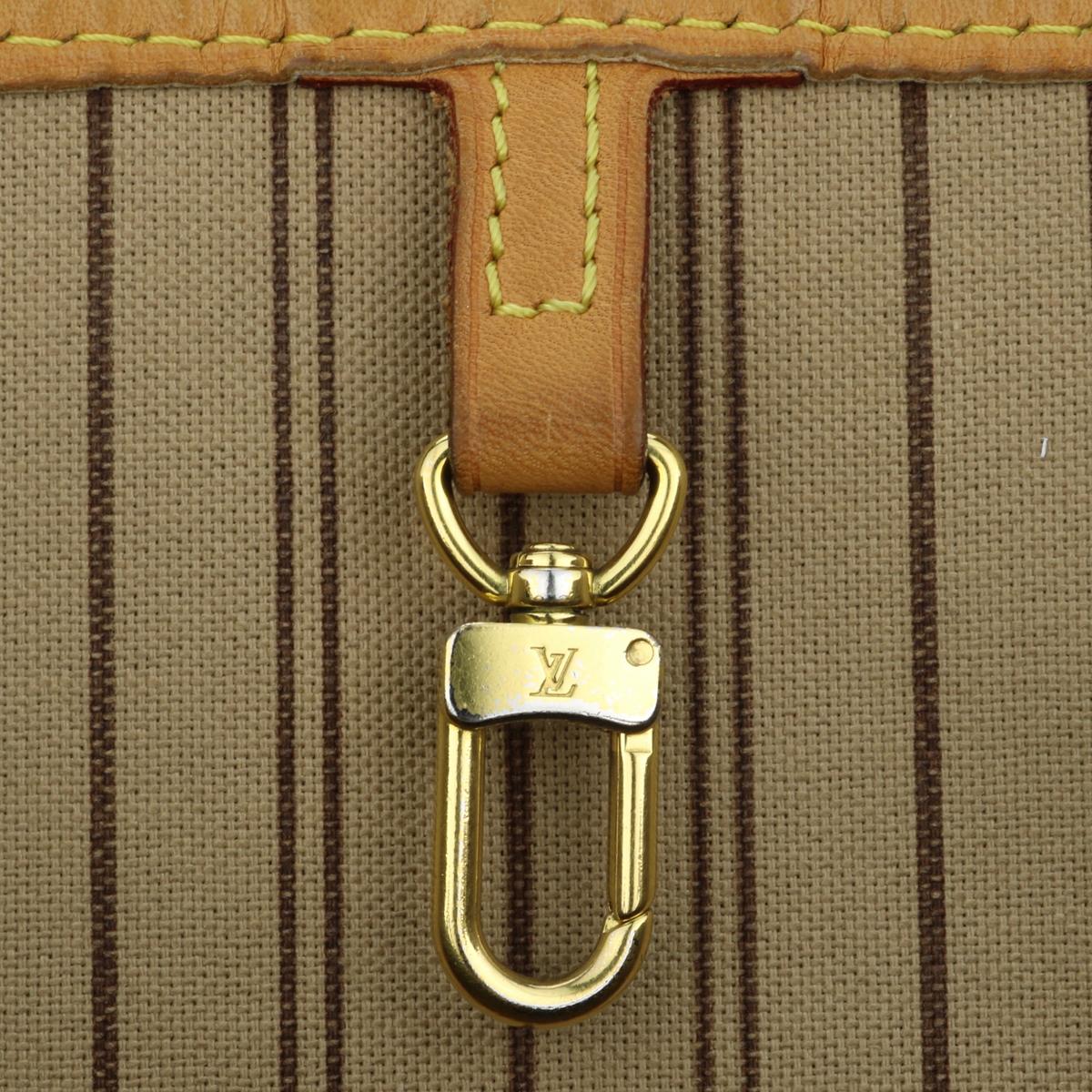 Louis Vuitton Neverfull MM Borsa in Monogram con interni beige 2017 in vendita 11