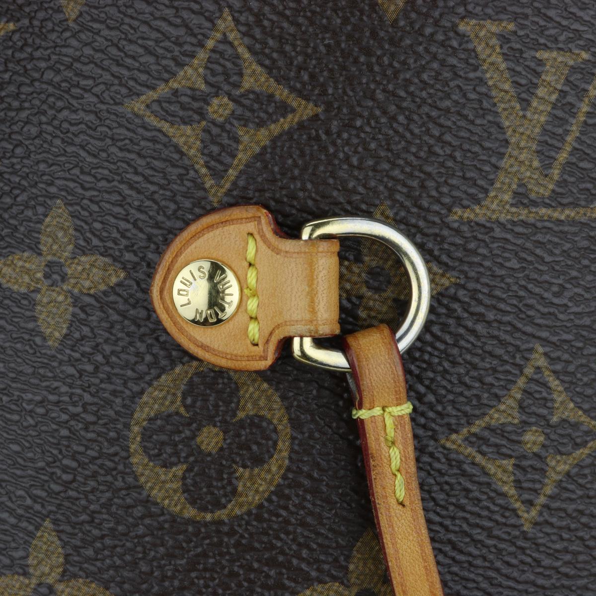 da uomo o donna Louis Vuitton Neverfull MM Borsa in Monogram con interni beige 2017 in vendita