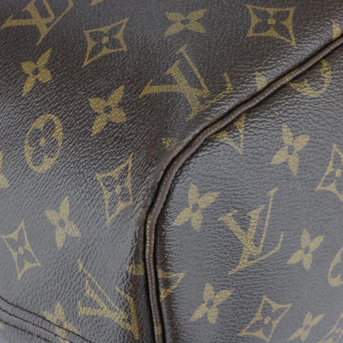 Louis Vuitton Neverfull MM Borsa in Monogram con interni beige 2017 in vendita 3