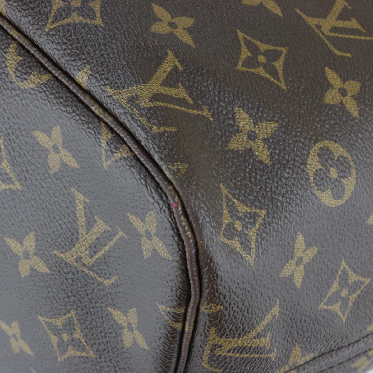 Louis Vuitton Neverfull MM Borsa in Monogram con interni beige 2017 in vendita 4
