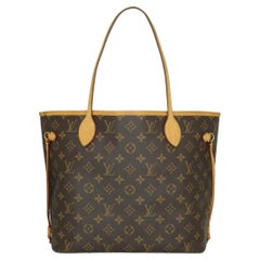 Louis Vuitton Neverfull MM Bag in Monogram with Beige Interior 2017