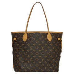 Borsa Neverfull MM di Louis Vuitton in Monogram con interni rosso ciliegia 2019