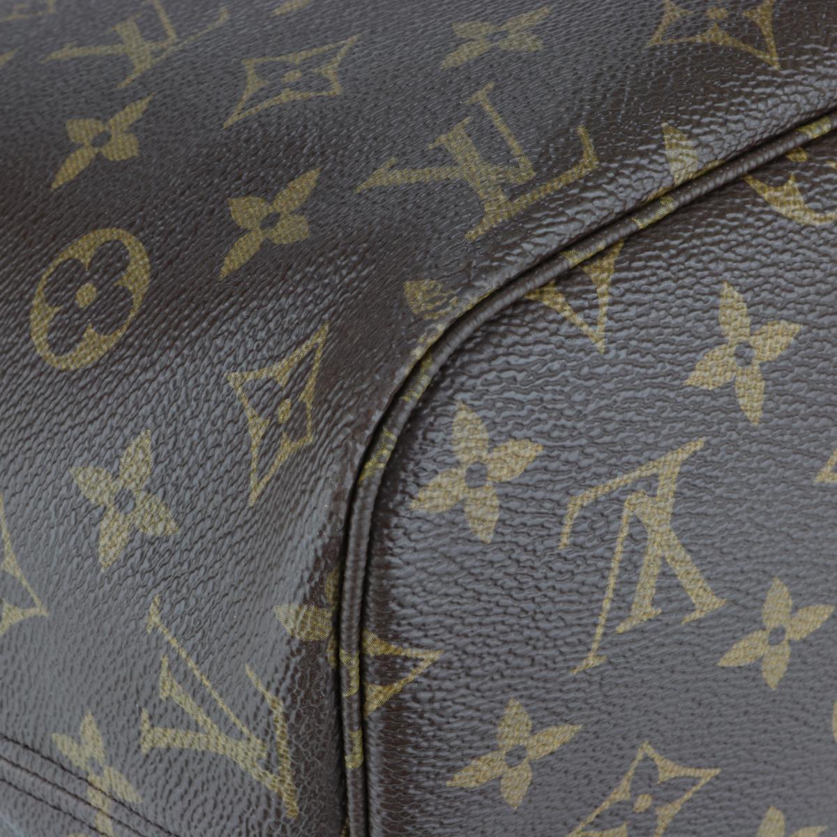 Louis Vuitton Neverfull MM Bag in Monogram with Pivoine Interior 2016 4