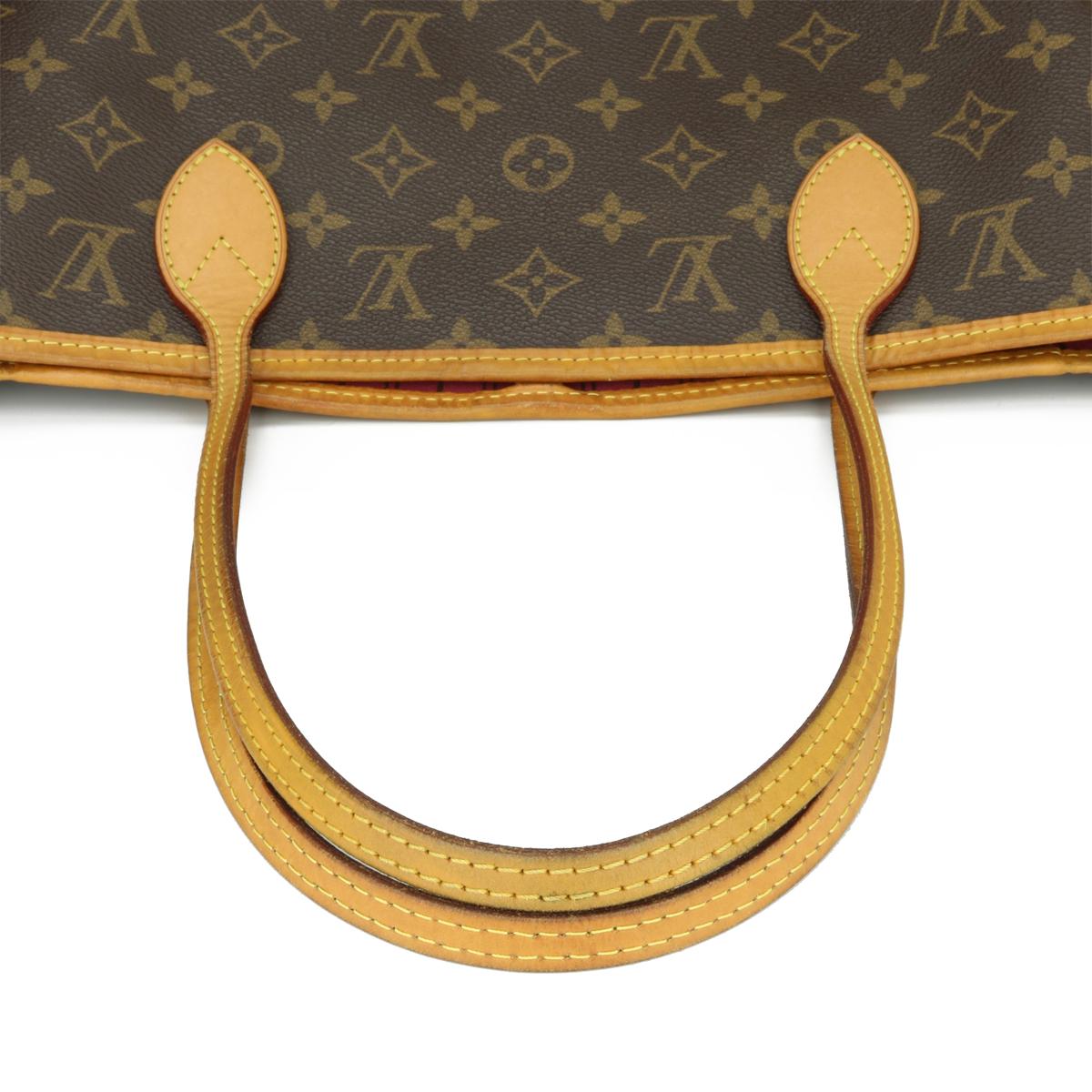 Louis Vuitton Neverfull MM Bag in Monogram with Pivoine Interior 2016 6