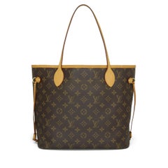 Louis Vuitton Neverfull MM Bag in Monogram with Pivoine Interior 2016