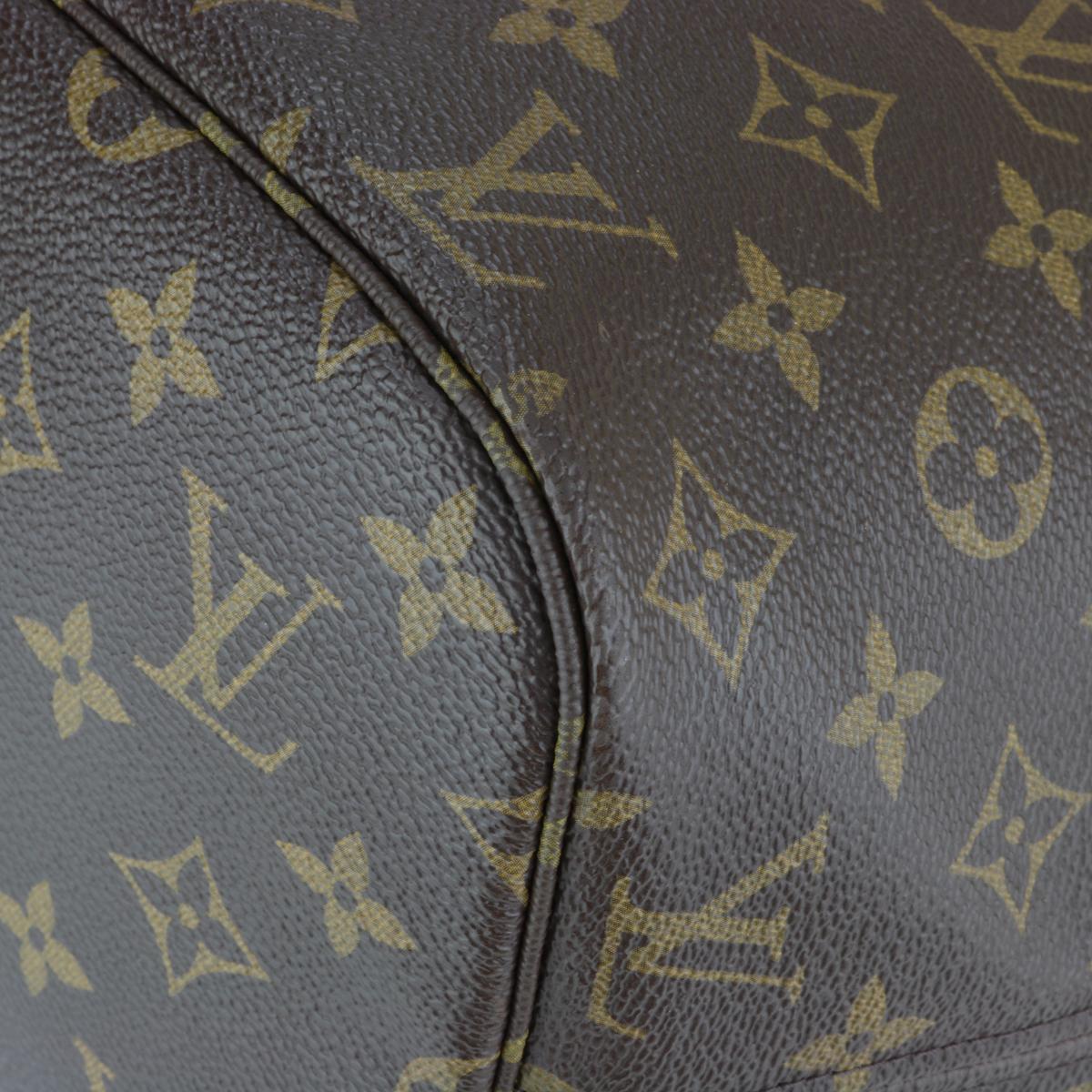 Louis Vuitton Neverfull MM Bag in Monogram with Pivoine Interior 2016 3