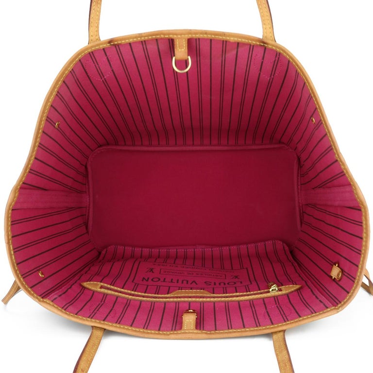 Louis Vuitton Neverfull Mm Pivoine Interior Tote Bag