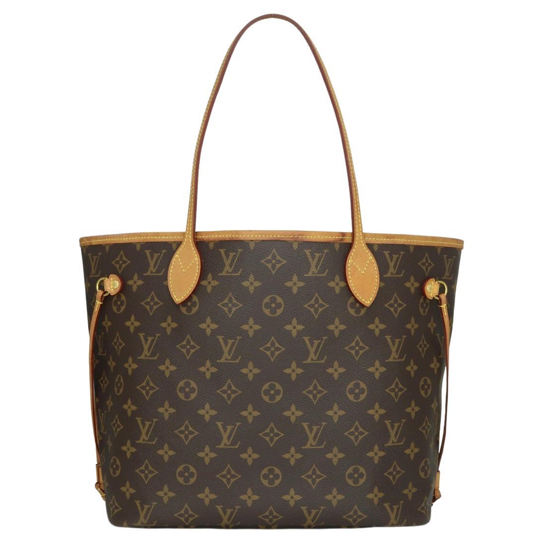 LV Neverfull GM (Monogram with Pivoine Interior) with Pouch