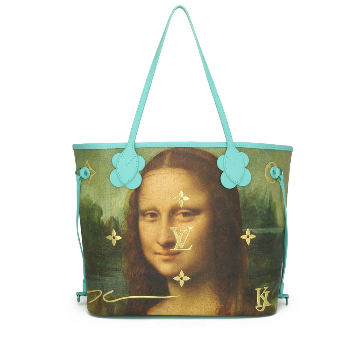 Louis Vuitton Neverfull MM Bag Masters Collection Da Vinci 2017 Limited Edition For Sale at 1stDibs