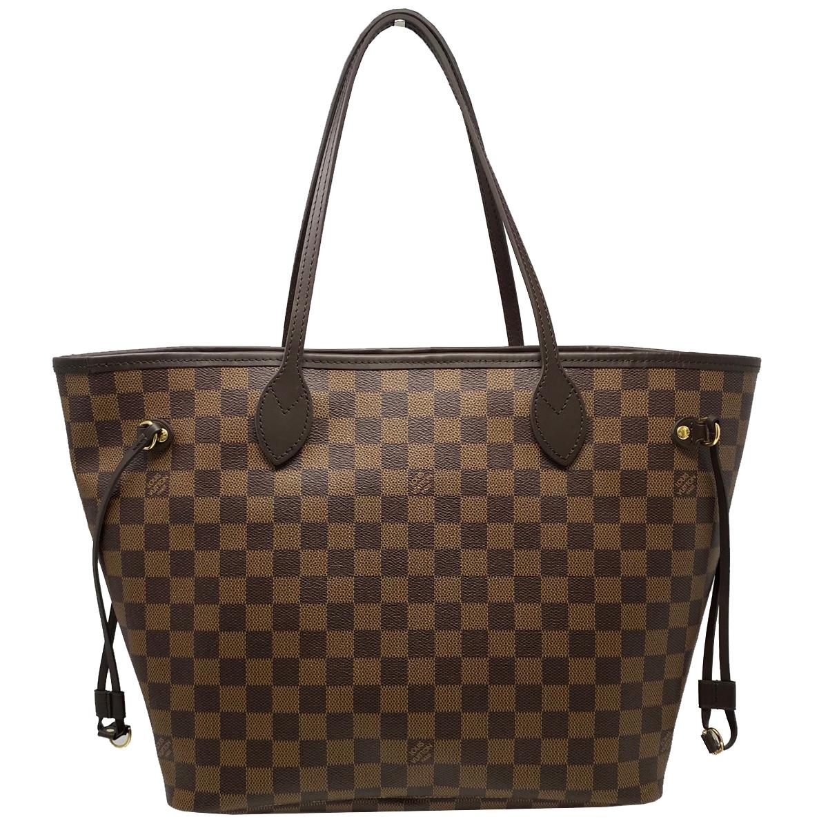 Company-Louis Vuitton 
Style-Neverfull MM Cherry Damier Ebene Leather Canvas Tote \
Date Code - SD4220
Outside-No rips, tears or stains
Inside-No rips , tears or stains
Pockets-1 pocket Interior
Handles/ Straps-Strap Drop 8