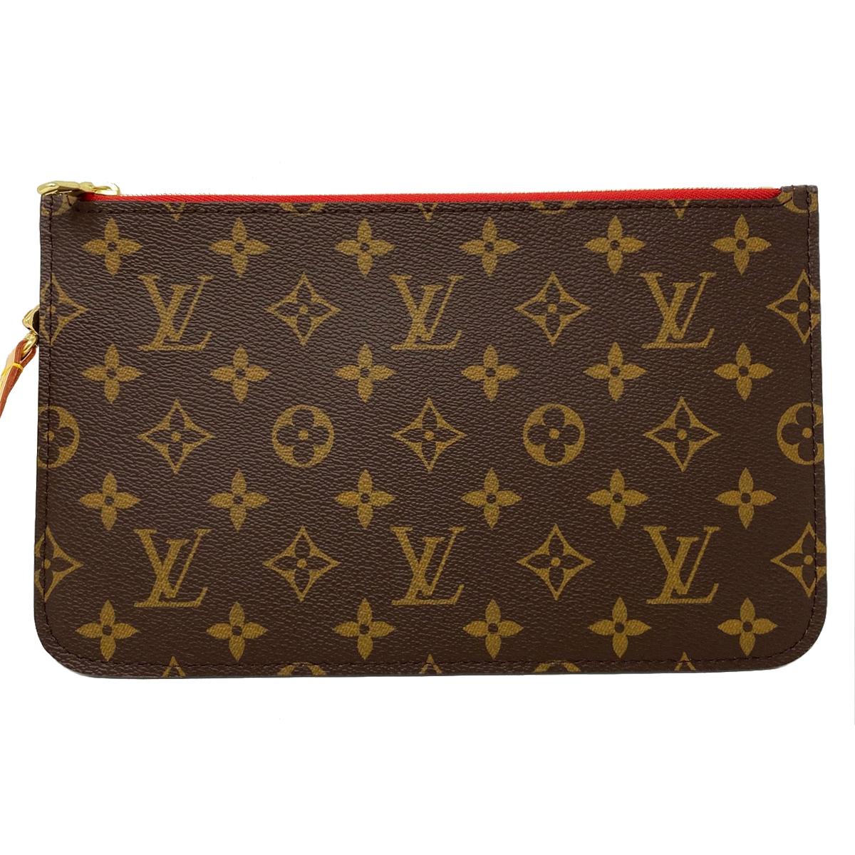Louis Vuitton Neverfull MM Cherry Monogram Leather Canvas Tote Handbag  2