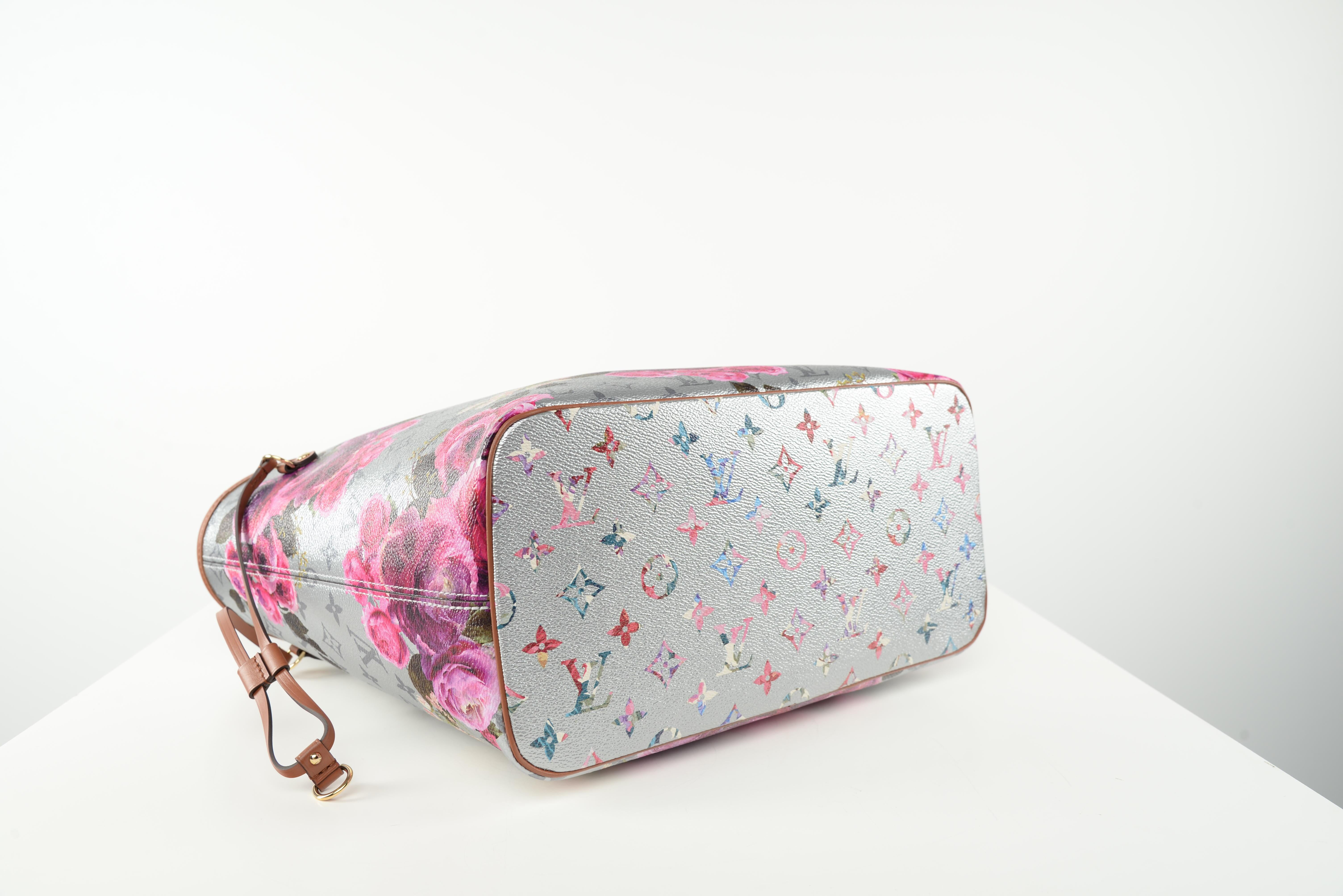 Louis Vuitton Neverfull MM Garden Capsule Limited Edition NEW Full-Set 3