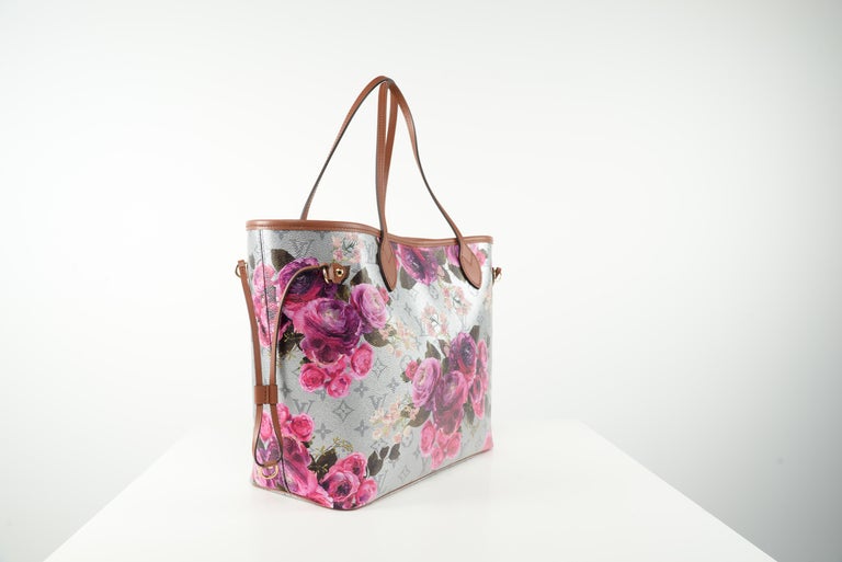 Louis Vuitton Pink And Silver Canvas Garden Capsule Neverfull MM Gold  Hardware, 2022 Available For Immediate Sale At Sotheby's