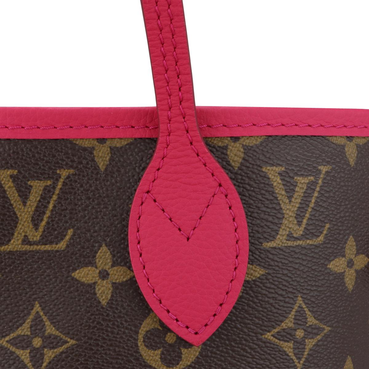 Louis Vuitton Neverfull MM Ikat Bag in Monogram Fuchsia 2013 Limited Edition For Sale 9