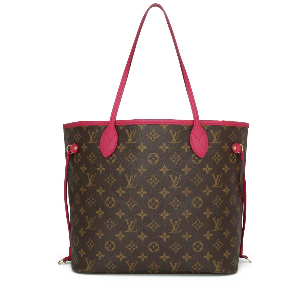 Louis Vuitton Neverfull MM Ikat Bag in Monogram Fuchsia 2013 Limited Edition In Good Condition For Sale In Huddersfield, GB