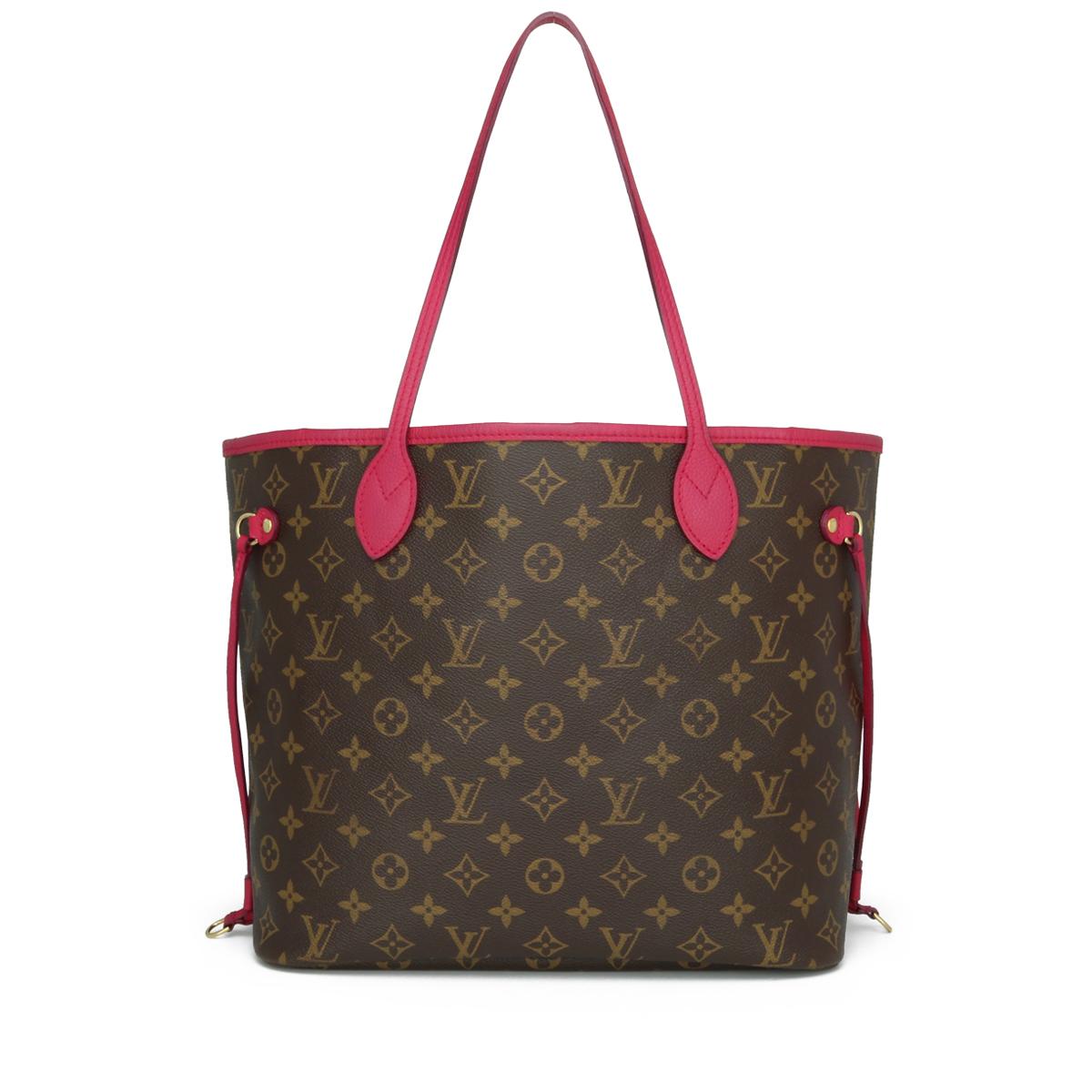Louis Vuitton Neverfull MM Ikat Bag in Monogram Fuchsia 2013 Limited Edition In Good Condition In Huddersfield, GB