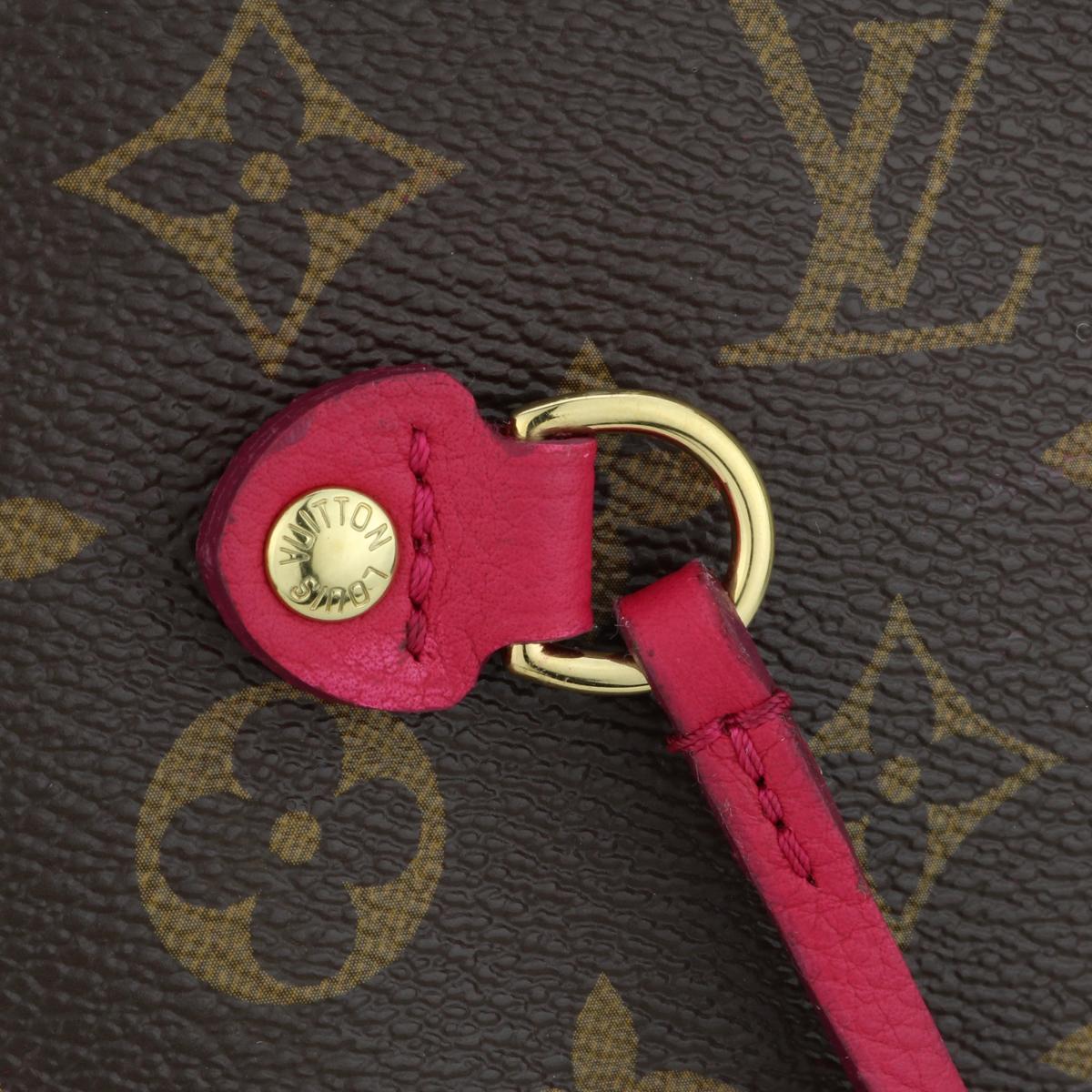 Louis Vuitton Neverfull MM Ikat Bag in Monogram Fuchsia 2013 Limited Edition 2