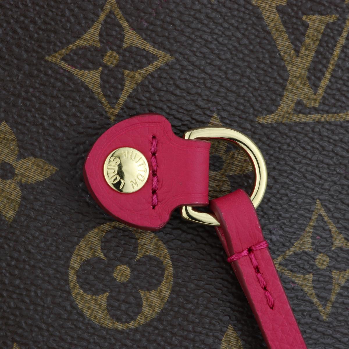 Louis Vuitton Neverfull MM Ikat Bag in Monogram Fuchsia 2013 Limited Edition For Sale 1