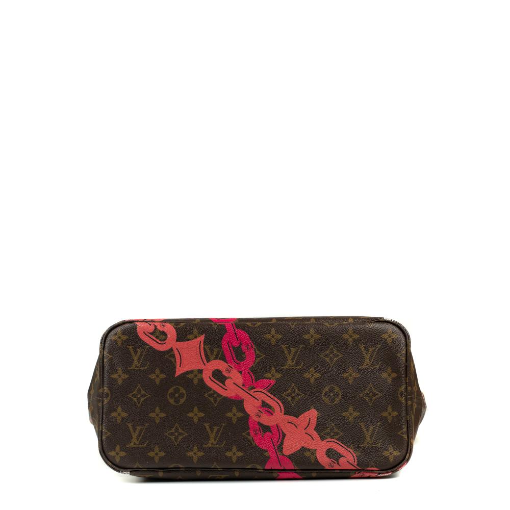 LOUIS VUITTON Neverfull MM limitierte Auflage in brauner Leinwand bei 1stDibs bewerbung als verpacker ohne erfahrung vorlage