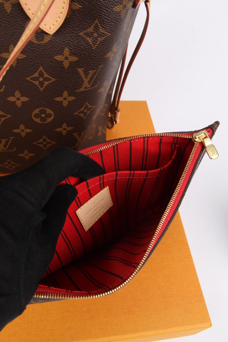 Louis Vuitton Neverfull MM Monogram Tote Bag - brown at 1stdibs