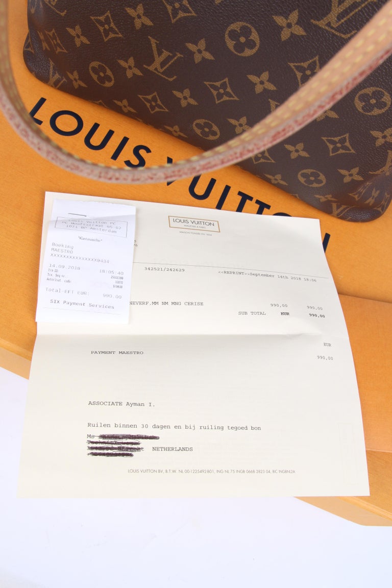 Louis Vuitton Neverfull MM Monogram Tote Bag - brown at 1stDibs  louis  vuitton maison fondee en 1854 bag, louis vuitton maison fondee en 1854  price, brown louis vuitton bag