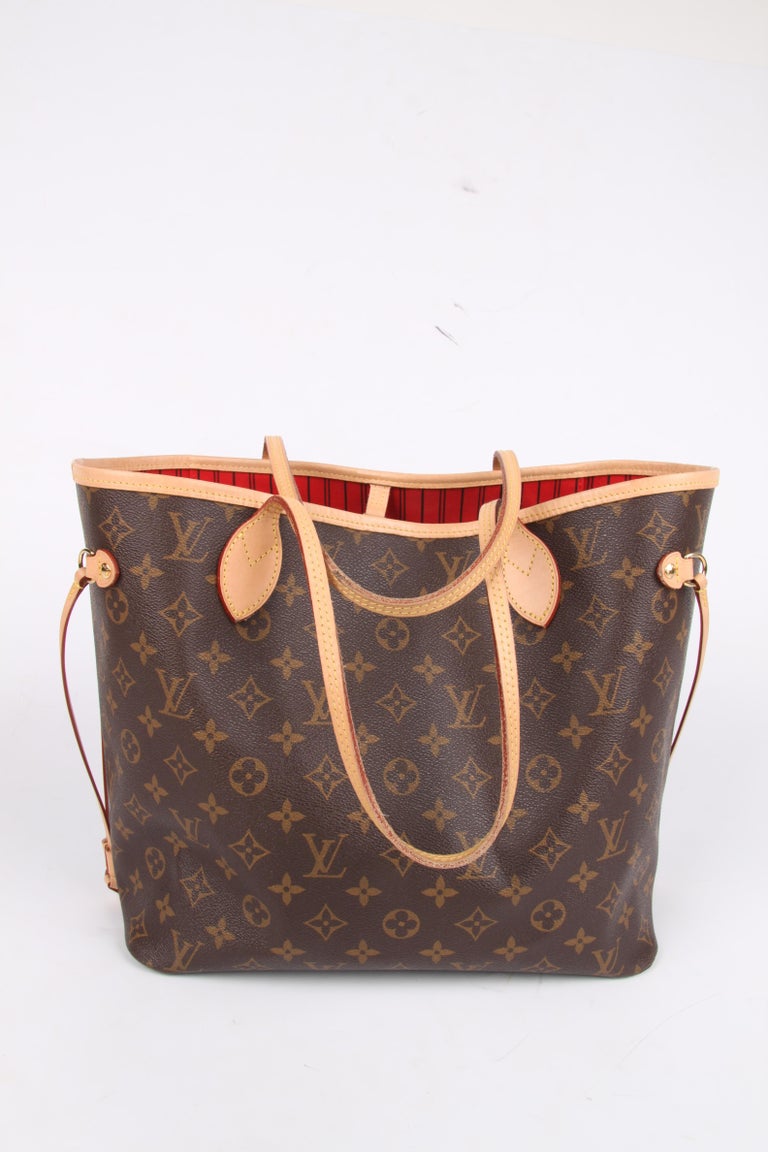 LV Neverfull MM Light Brown Monogram – Brown Leather Women's Handbag - GOTA  Store