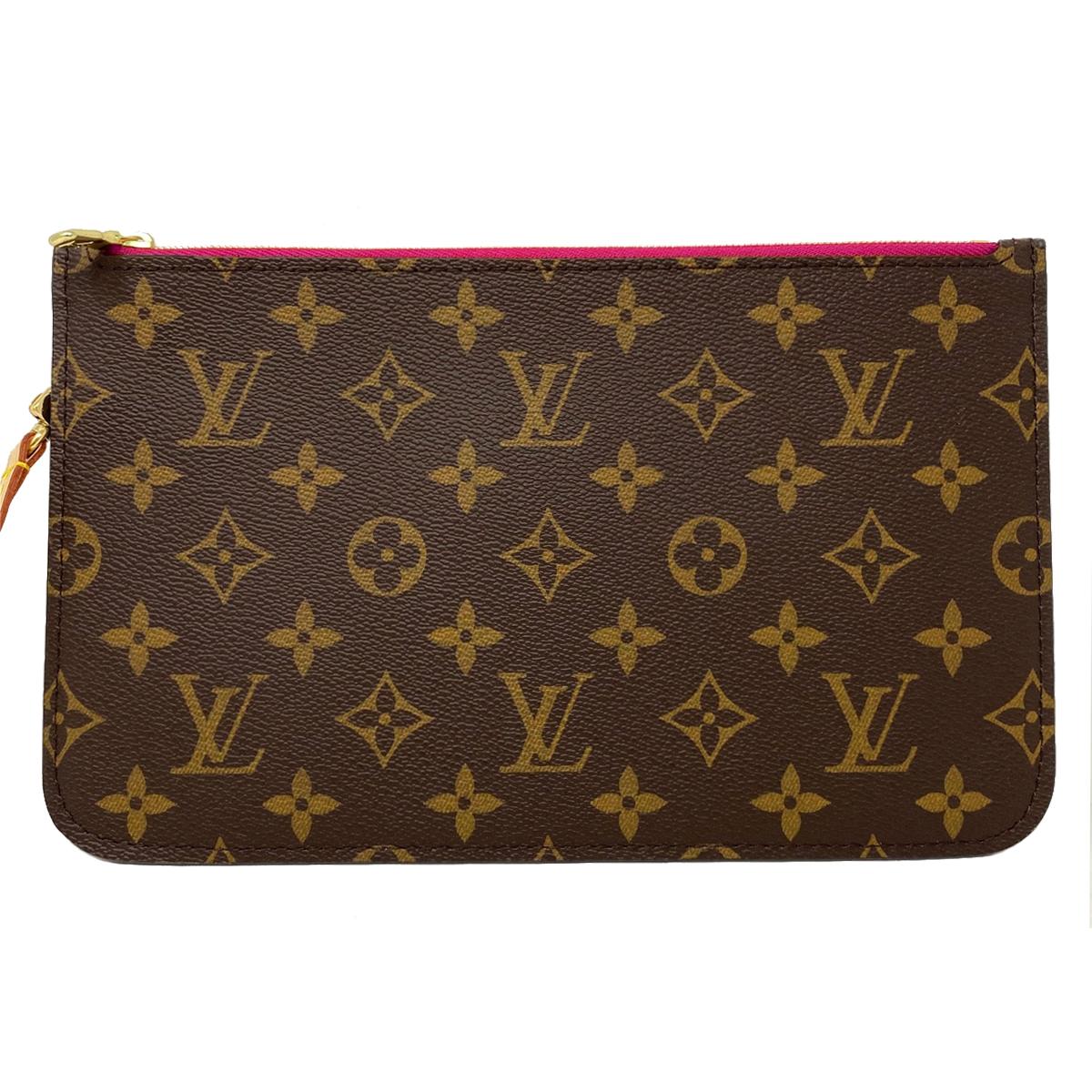 Louis Vuitton Neverfull MM Peony Monogram Leather Canvas Tote Handbag  1