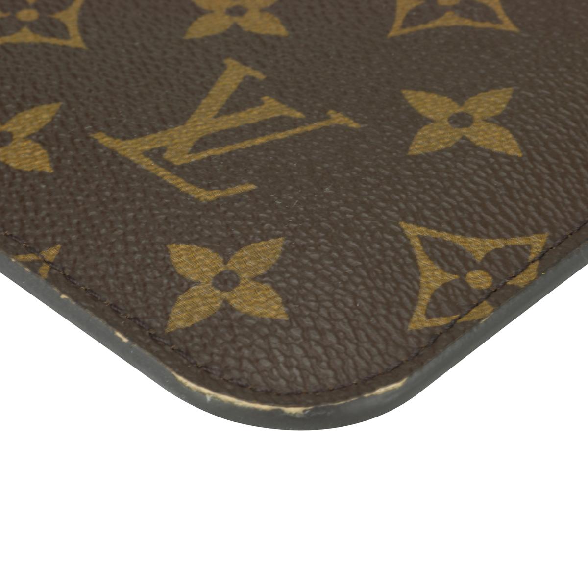 Louis Vuitton Neverfull MM Pochette Pouch in Monogram with Beige Interior 2016 6