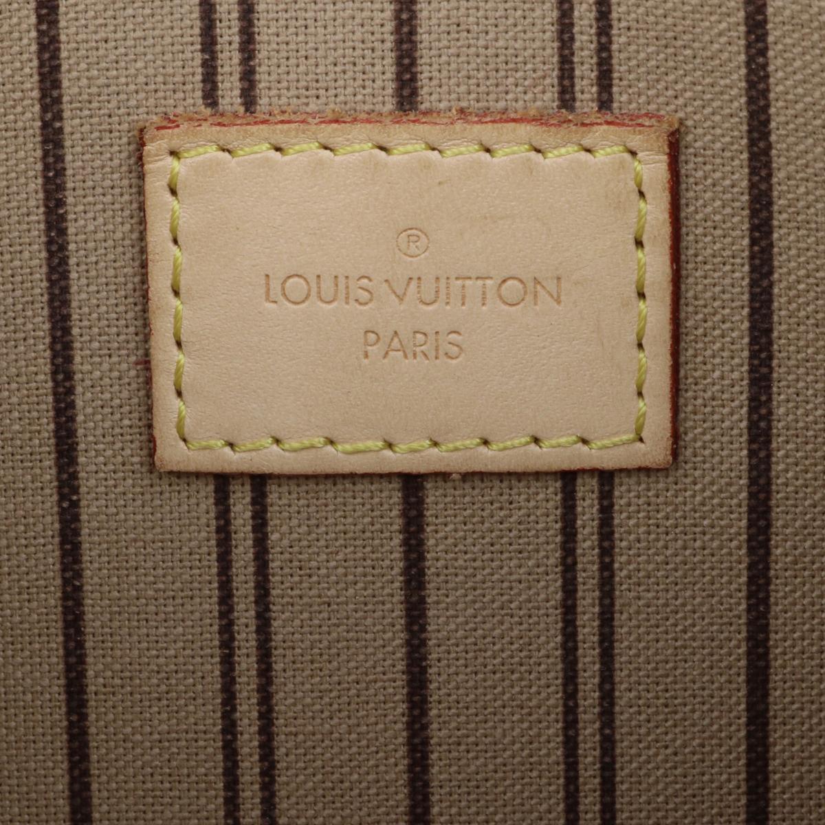 Louis Vuitton Neverfull MM Pochette Pouch in Monogram with Beige Interior 2017 10