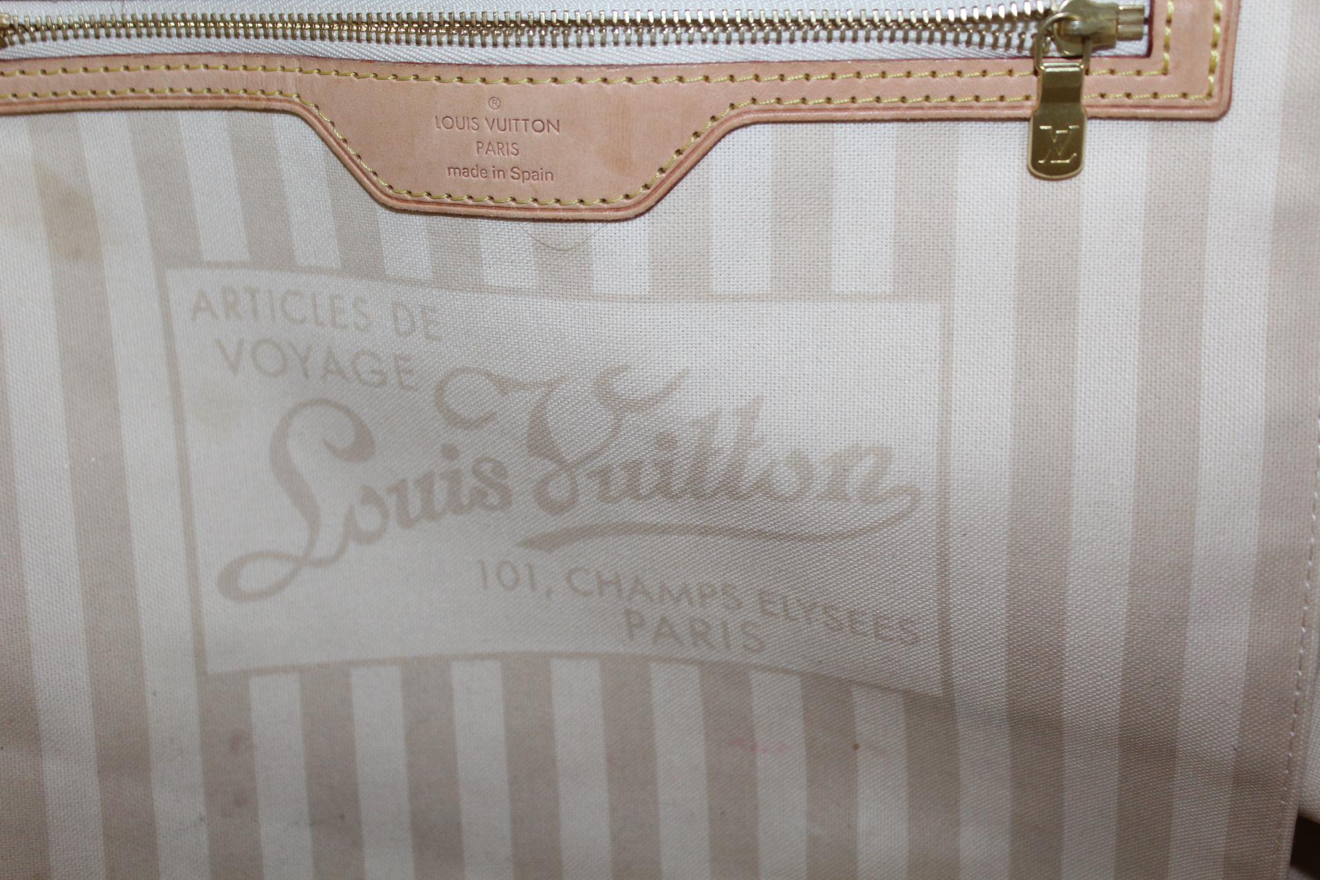Women's Louis Vuitton Neverfull Mm Rayures Limited Edition