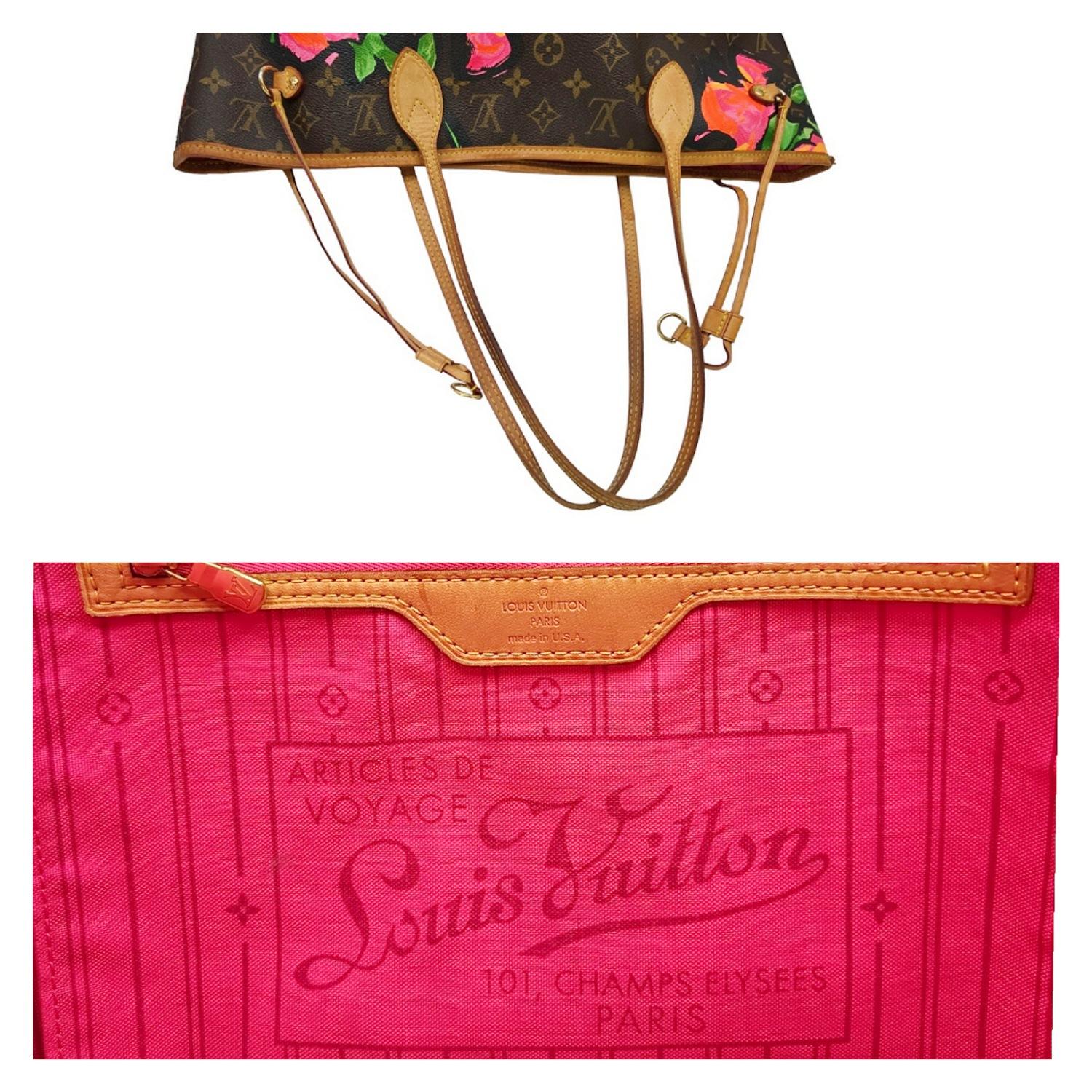 Louis Vuitton Neverfull MM Stephen Sprouse Monogram Roses 4
