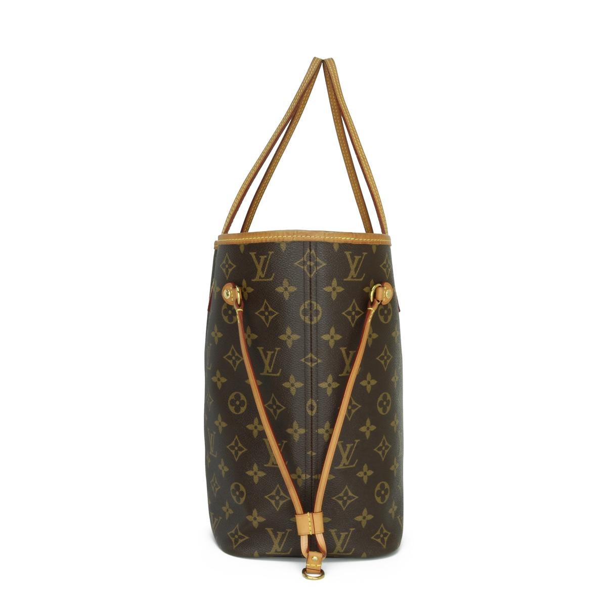 Louis Vuitton Neverfull MM Tote in Monogram with Beige Interior 2018 In Good Condition In Huddersfield, GB