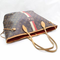 Louis Vuitton Neverfull Mon Monogram Mm 867422 Brown Coated Canvas Tote