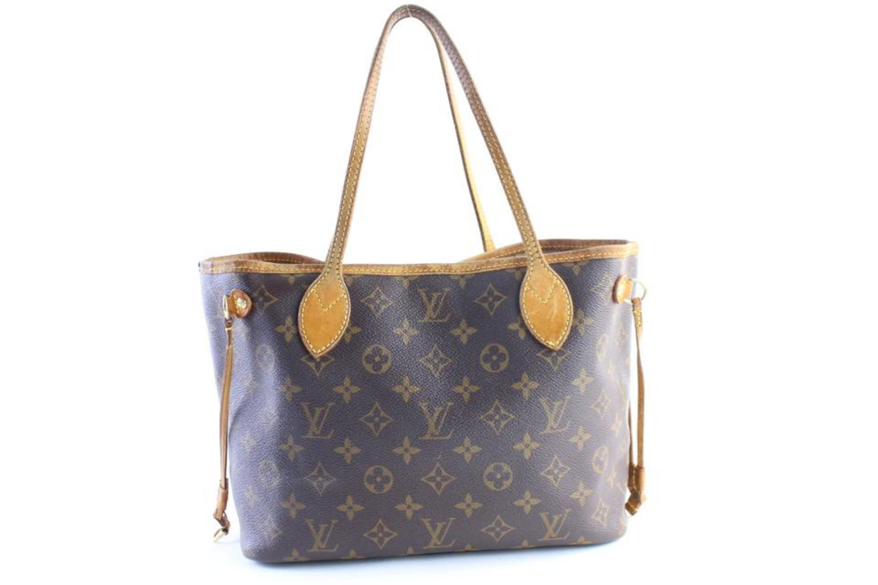 Louis Vuitton Neverfull Monogram 29lr0618 Brown Coated Canvas Tote For Sale 2