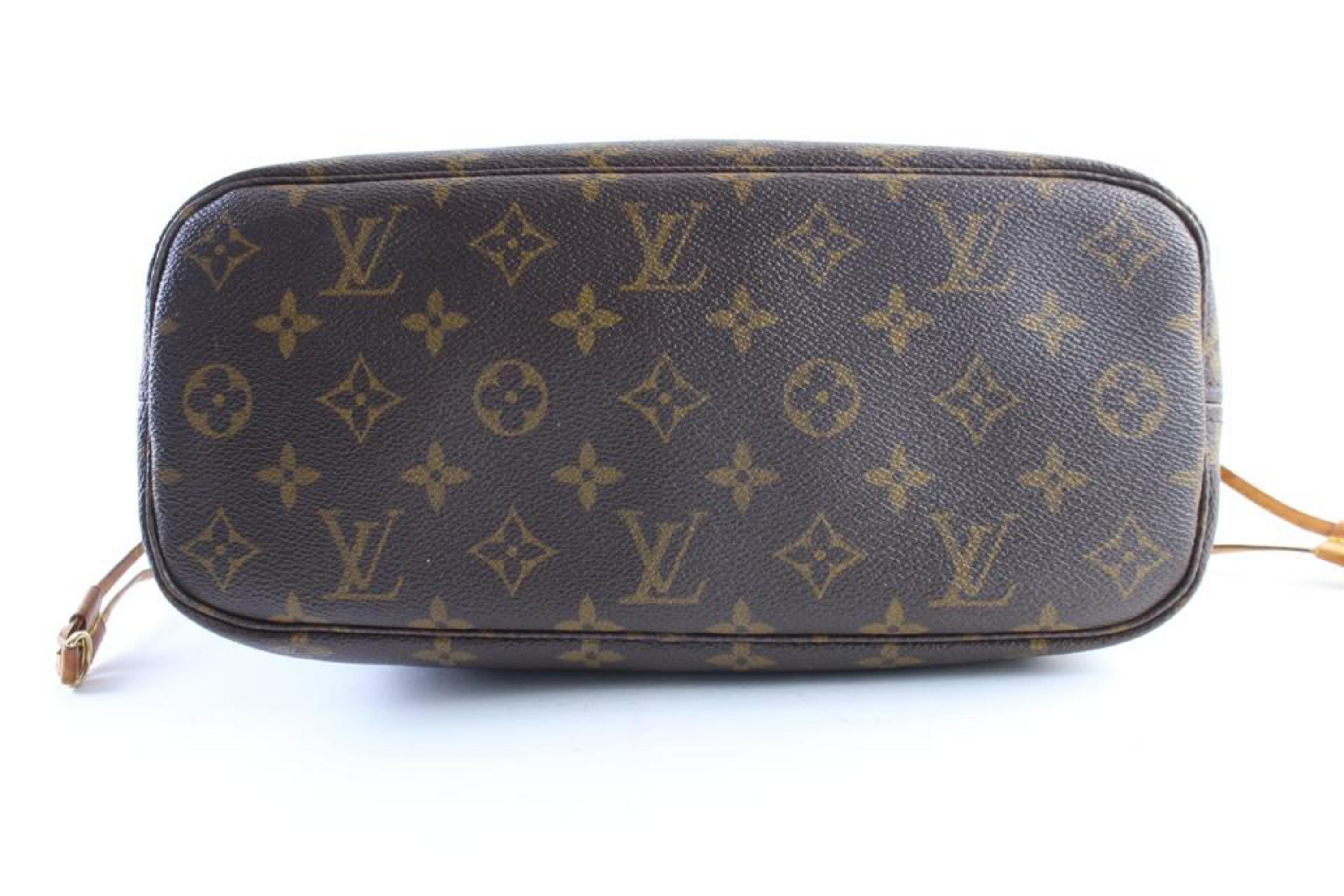 Louis Vuitton Neverfull Monogram 29lr0618 Brown Coated Canvas Tote For Sale 4