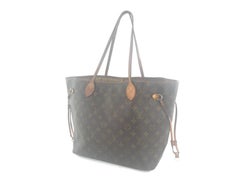 Louis Vuitton Neverfull Monogram Mm 1le1226 Brown Coated Canvas Tote