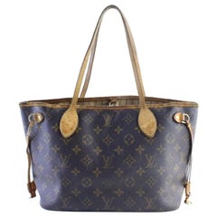 Louis Vuitton Neverfull Monogram Pm 213367 Brown Coated Canvas Tote