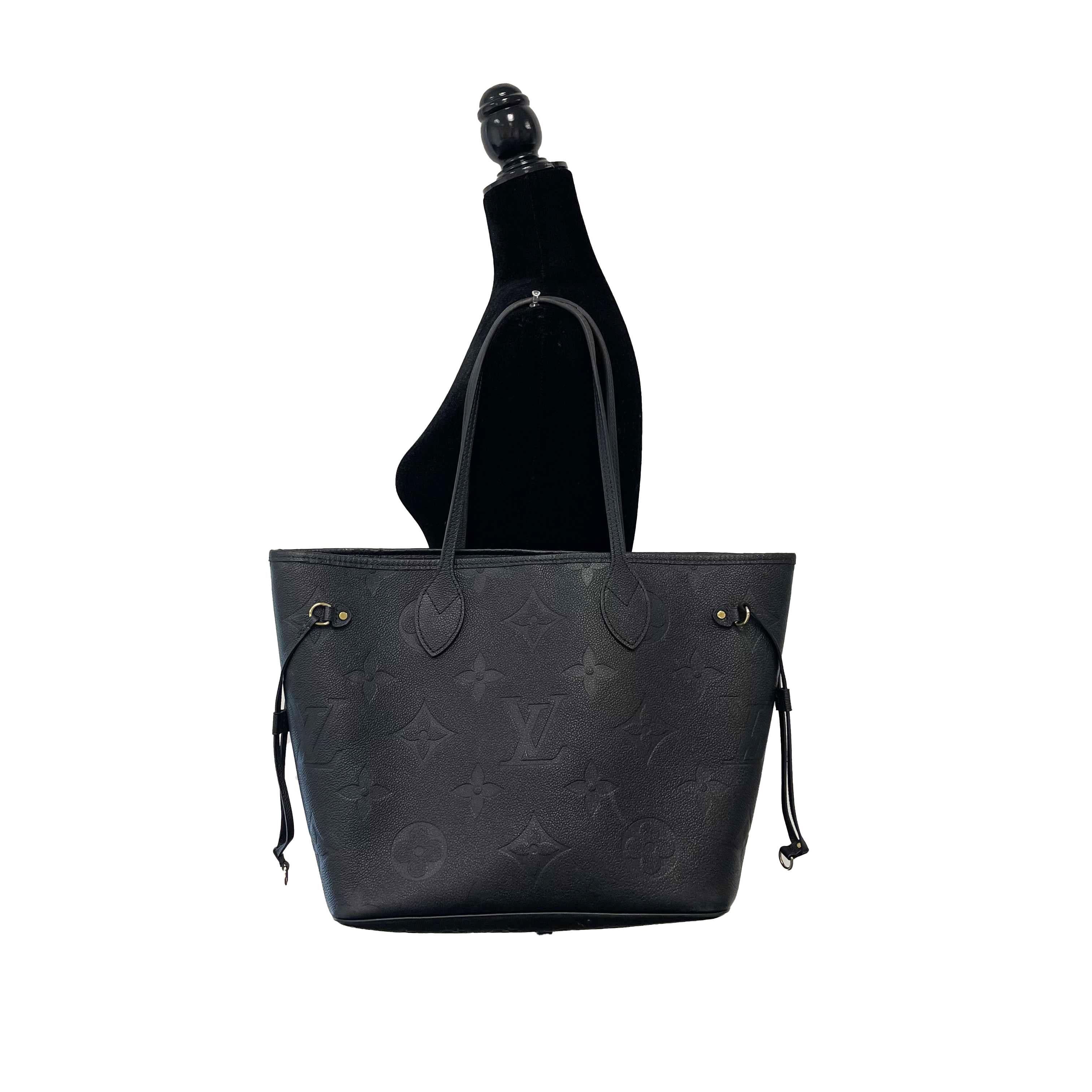 Louis Vuitton - Neverfull NM MM Monogram Empreinte Black Tote 1