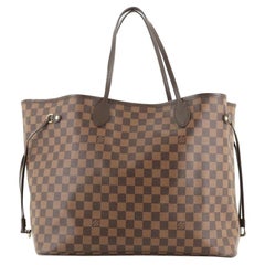 Used Louis Vuitton  Neverfull NM Tote Damier GM